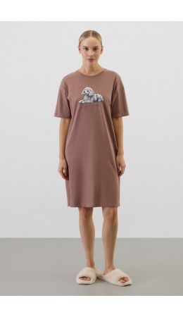 Е 10065/капучино сорочка ночная