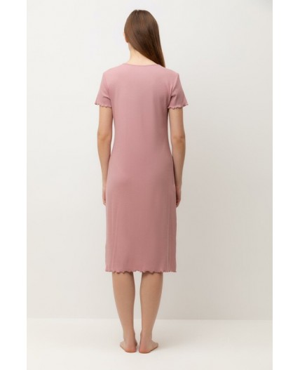 Е 10063/серая пудра сорочка ночная