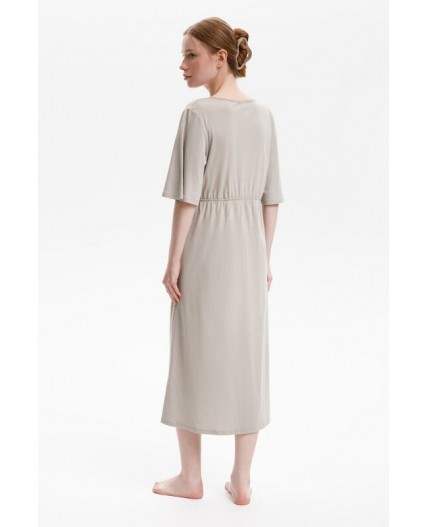 Е 10055/пыльно-оливковый сорочка ночная