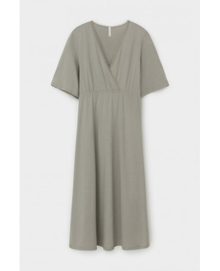 Е 10055/пыльно-оливковый сорочка ночная