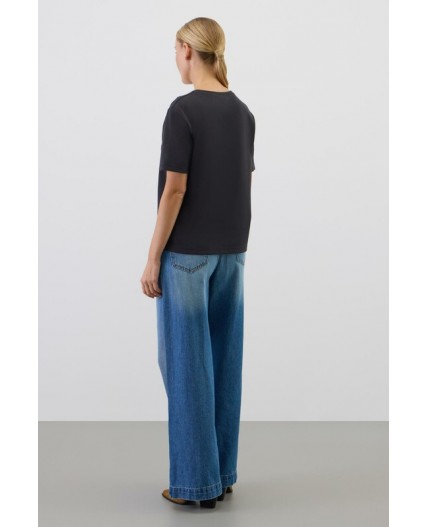 ЕВТ 3283/черный фуфайка (футболка)