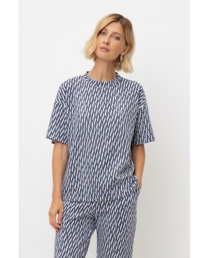 ЕВТ 3317/синие мини косы фуфайка