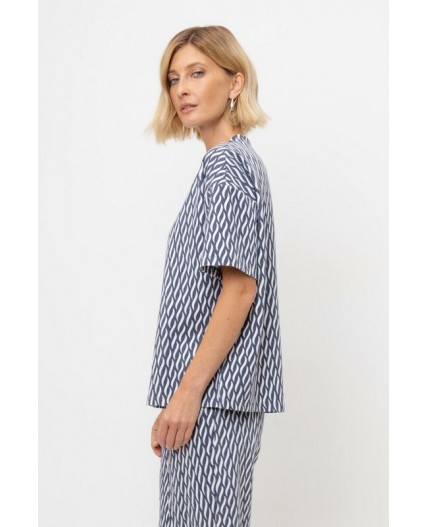 ЕВТ 3317/синие мини косы фуфайка