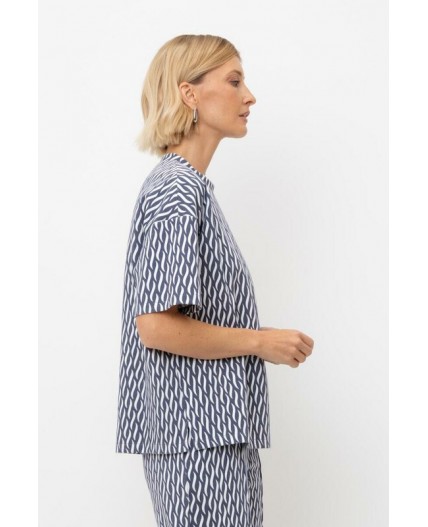 ЕВТ 3317/синие мини косы фуфайка