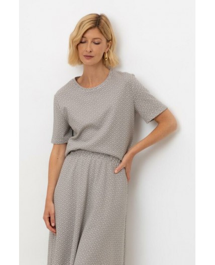 ЕВТ 3216/перламутровое облако,3Д квадраты фуфайка