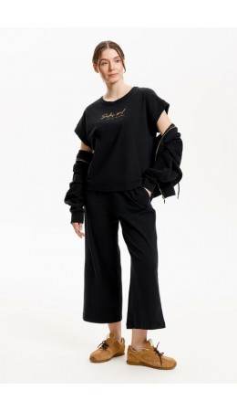 ЕВТ 3305/темный черный фуфайка