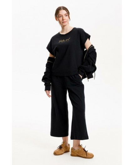 ЕВТ 3305/темный черный фуфайка