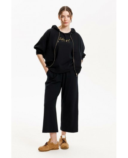 ЕВТ 3305/темный черный фуфайка