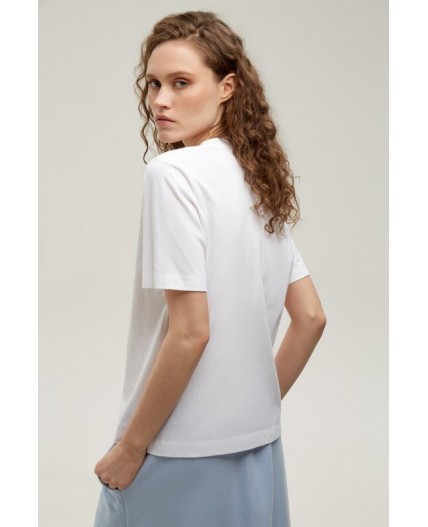 ЕВТ 3311/белый(голубые цветы) фуфайка