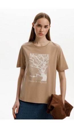 ЕВТ 3289/темно-бежевый фуфайка