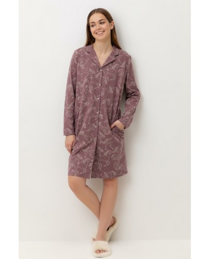 Е 50025/каштан,белая лошадь халат