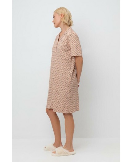 Е 50027/сахар,геометрический орнамент халат