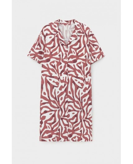 Е 50027/сахар,анималистичный орнамент халат