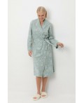 Е 50005/24/голубой прибой,кружевные цветы халат