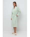 Е 50005/24/пастельно-зеленый,горошек халат