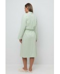 Е 50005/24/пастельно-зеленый,горошек халат