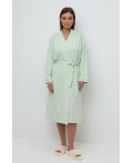 Е 50005/24/пастельно-зеленый,горошек халат