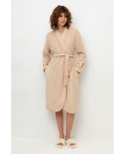 Е 50001/24/нюдовый беж халат