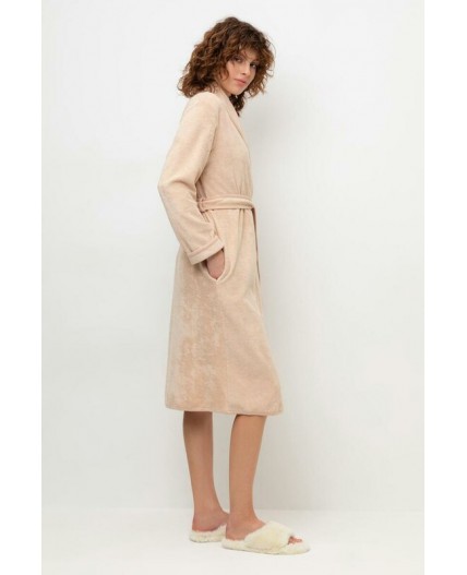 Е 50001/24/нюдовый беж халат