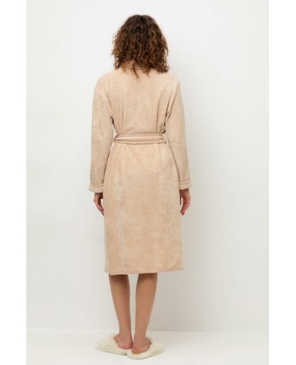 Е 50001/24/нюдовый беж халат