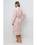 Е 50005/24/дымчатая роза,листья пальмы халат