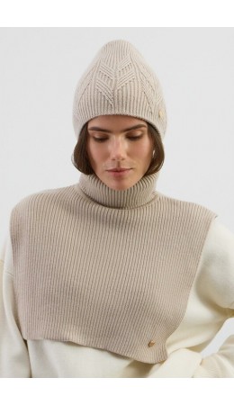 ЕВ 28009/ш/молочный шарф-манишка