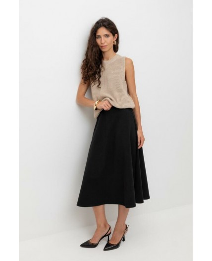 ЕВТ 7028/темный черный юбка