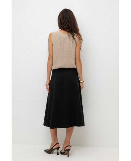 ЕВТ 7028/темный черный юбка