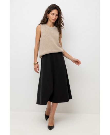 ЕВТ 7028/темный черный юбка