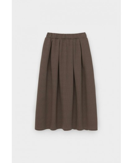 ЕВТ 7034/песочно-коричневый,гусиная лапка юбка