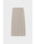 ЕВ 745/ш/светло-бежевый меланж юбка