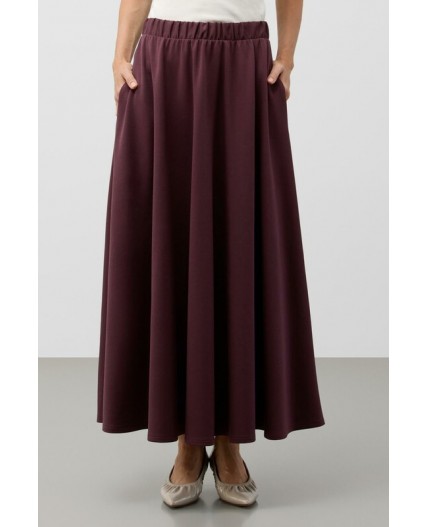 ЕВТ 7037/темный махагон юбка