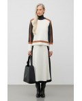 ЕВ 742/ш/молочный,черный юбка