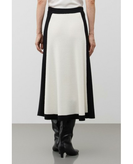 ЕВ 742/ш/молочный,черный юбка