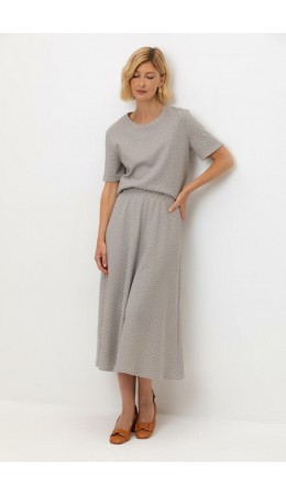 ЕВТ 7029/перламутровое облако,3Д квадраты юбка