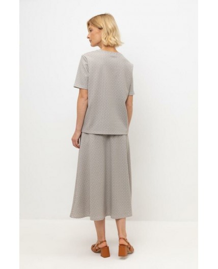 ЕВТ 7029/перламутровое облако,3Д квадраты юбка