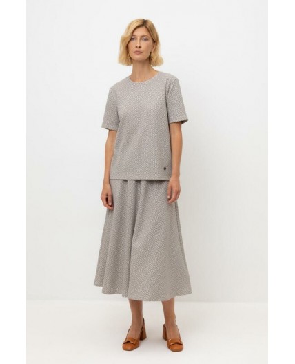 ЕВТ 7029/перламутровое облако,3Д квадраты юбка