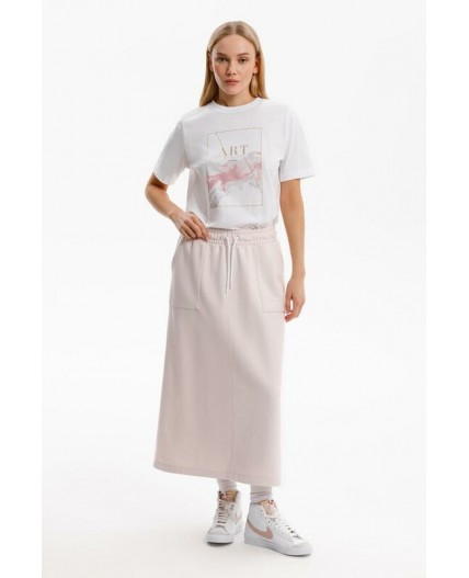 ЕВТ 7030/розовый кашемир юбка