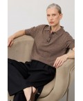 ЕВ 30304/ш/коричневый меланж джемпер