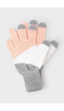КВ 10014/св.серый меланж перчатки