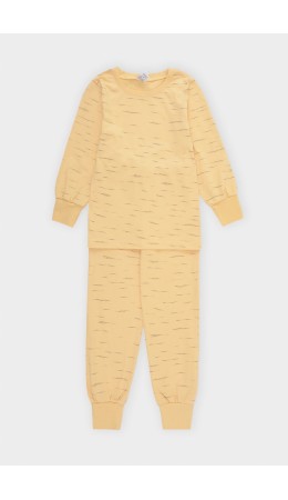 К 1512/эффект меланжа на светло-желтом пижама