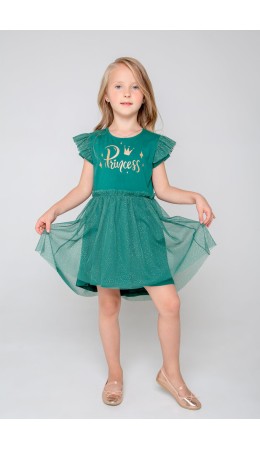 К 5704/темно-зеленый платье