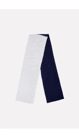 К 182/ш/темно-синий,св.серый меланж шарф