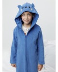 К 5801/яркий кобальт(мишка) халат