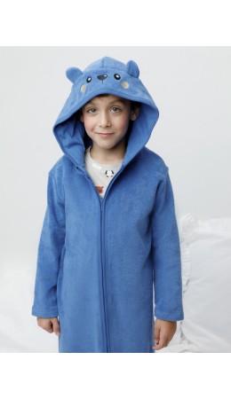 К 5801/яркий кобальт(мишка) халат