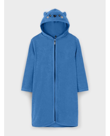 К 5801/яркий кобальт(мишка) халат