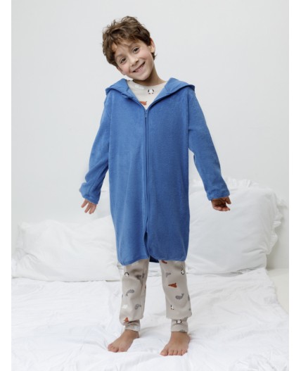 К 5801/яркий кобальт(мишка) халат