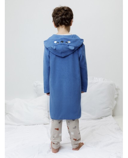 К 5801/яркий кобальт(мишка) халат