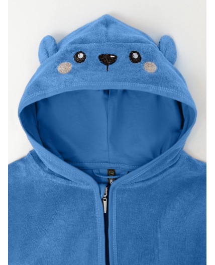 К 5801/яркий кобальт(мишка) халат