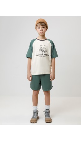 КР 400862/темно-зеленый 5611 к608 шорты